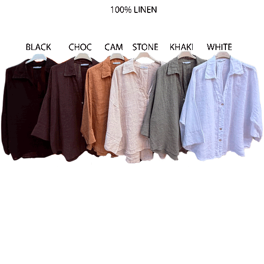 ADELA LINEN SHIRT