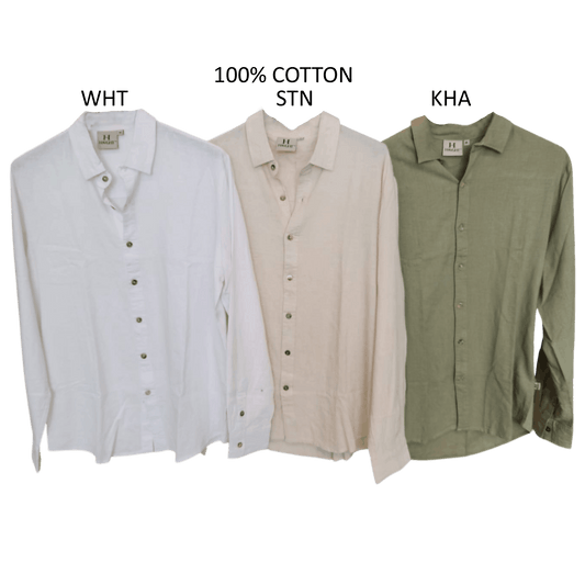 GABRIELE COLLAR LINEN SHIRT