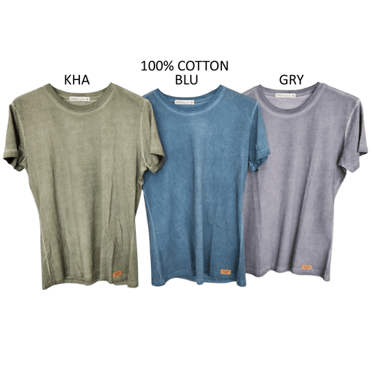 ELIO COTTON PLAIN ROUND NECK T-SHIRTS