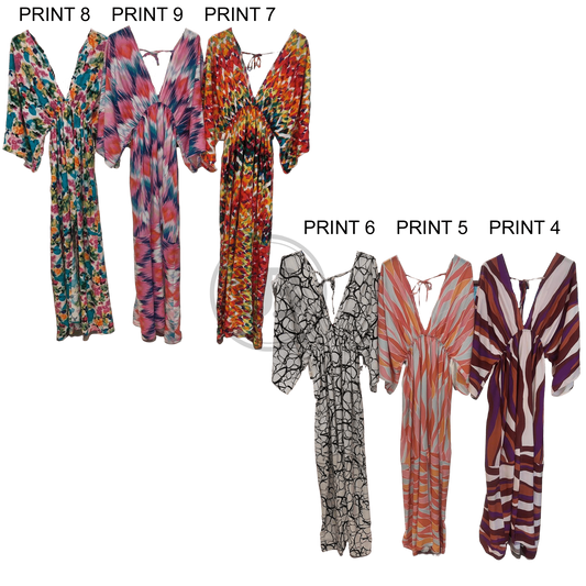 FREYA VISCOSE KIMONO MAXI DRESS