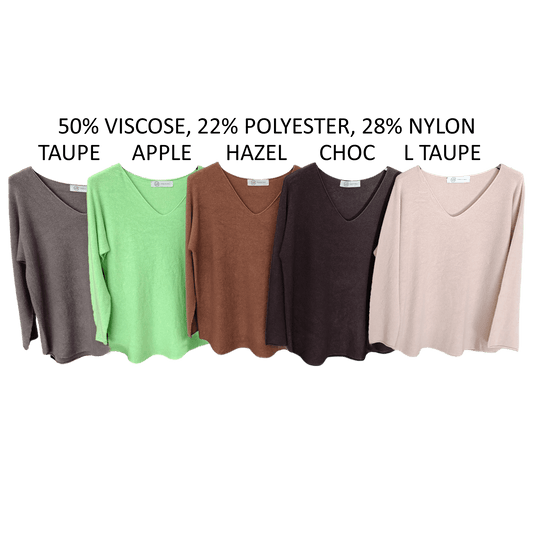 TEAGAN VISCOSE POLY SOFT KNIT TOP