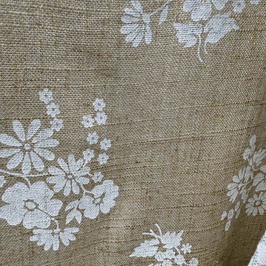 MICHELLE LINEN FLORAL PRINT DRESS