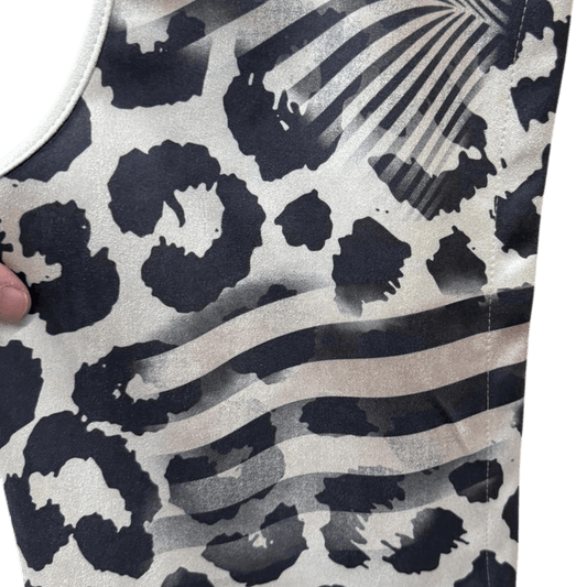 NYLA VISCOSE POLY PRINTED TASSLE JERSEY