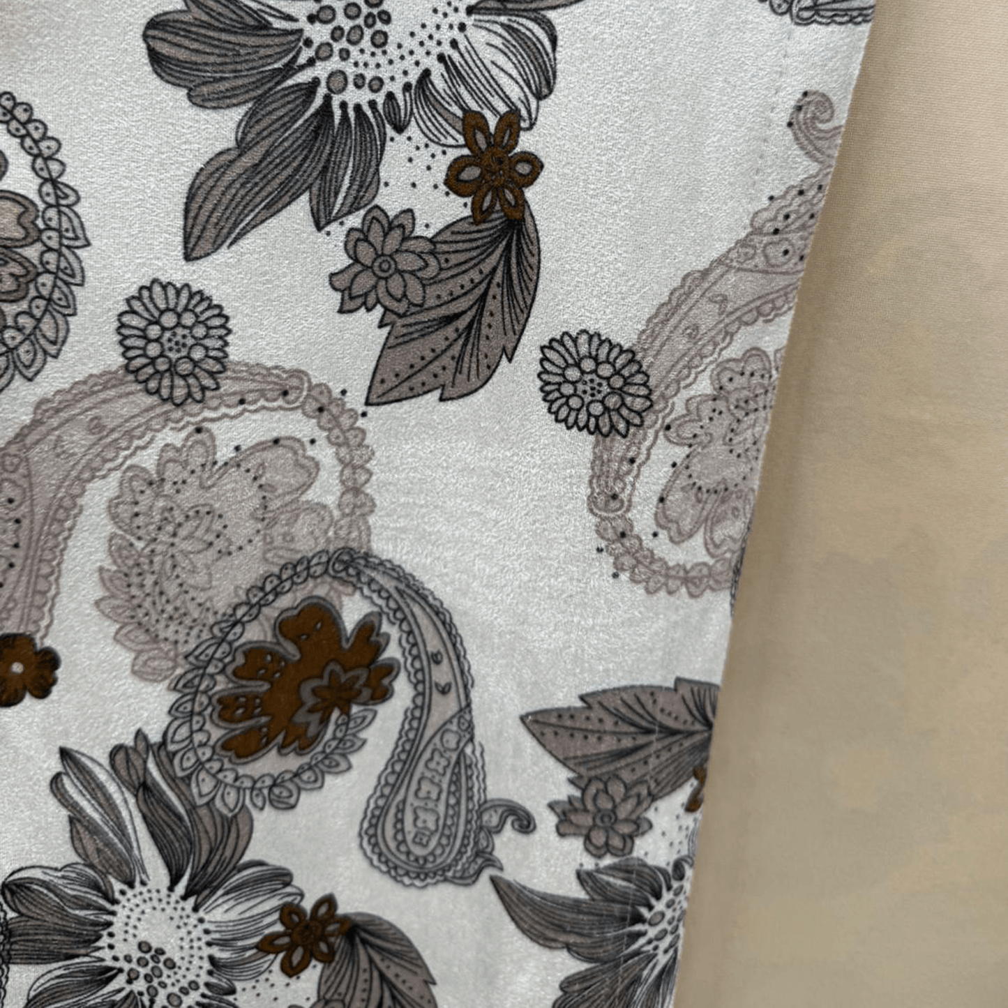 NYLA VISCOSE POLY PRINTED TASSLE JERSEY