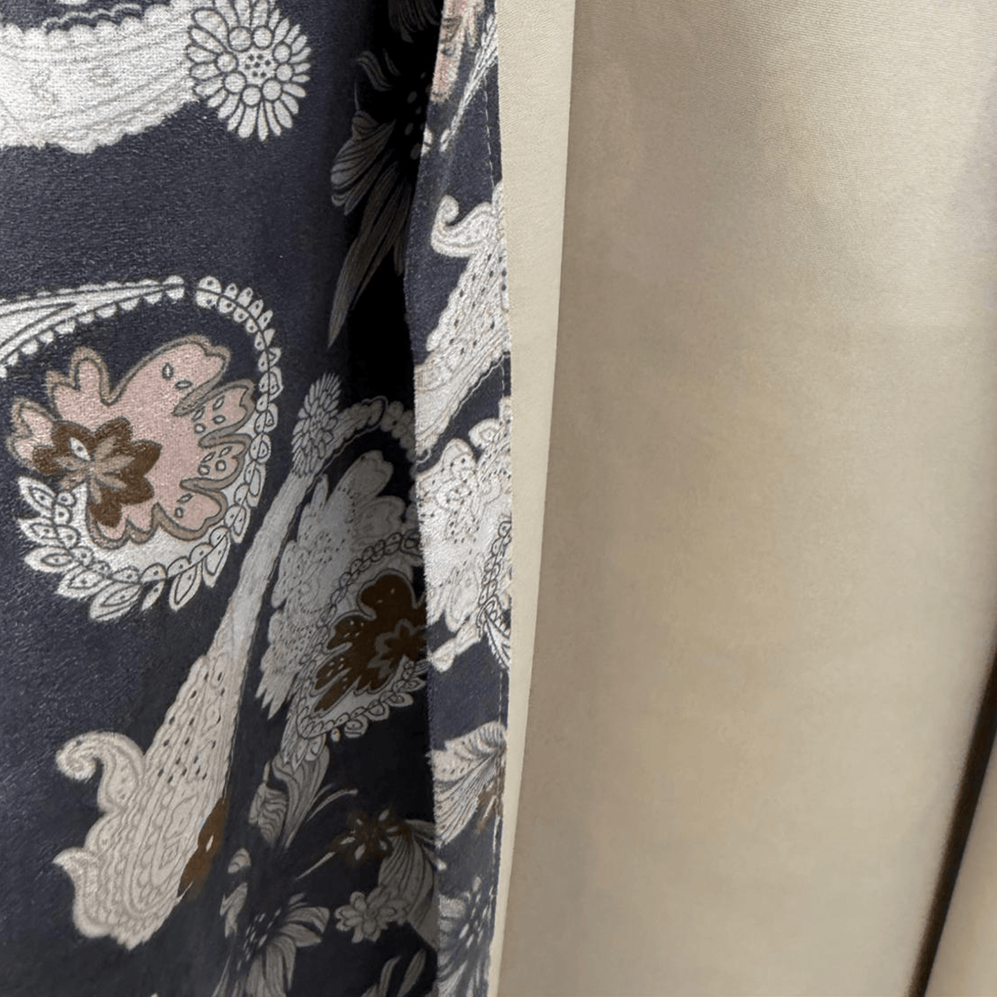 NYLA VISCOSE POLY PRINTED TASSLE JERSEY