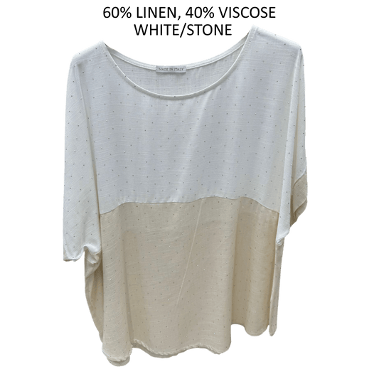 HAVEN LINEN VISCOSE 2 TONE TOP