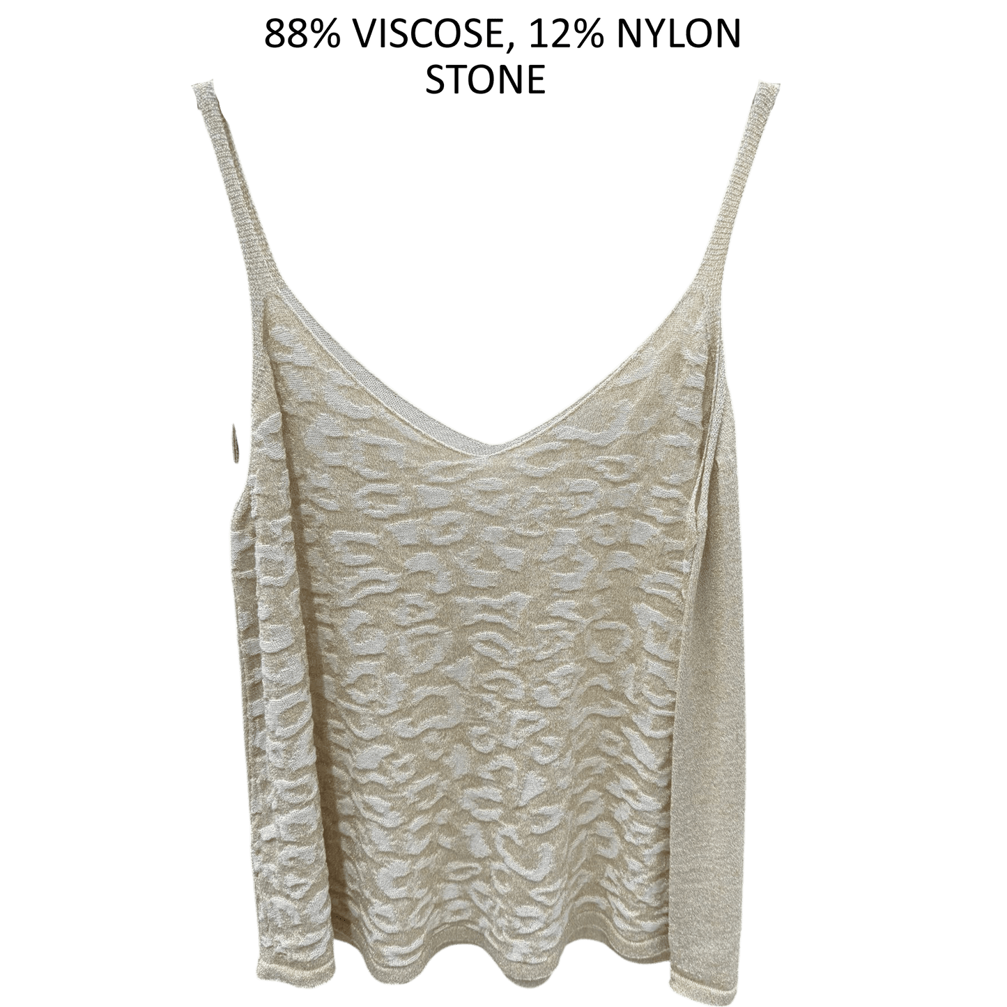 AMIRA VISCOSE EMBOSSED ANIMAL PRINT CAMMIE