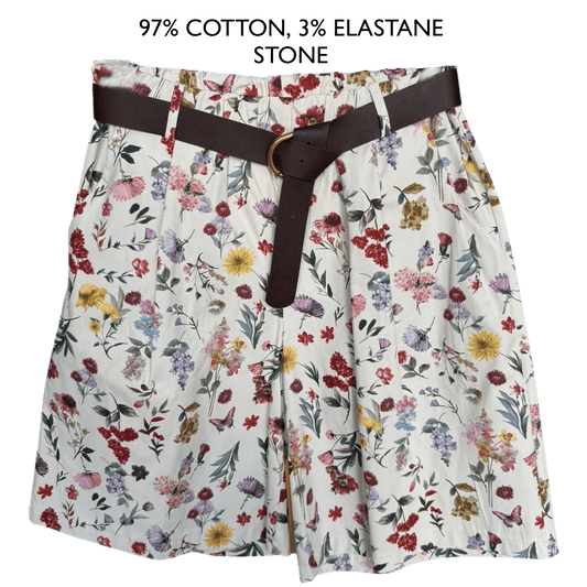 PRUDENCE FLORAL COTTON SHORTS