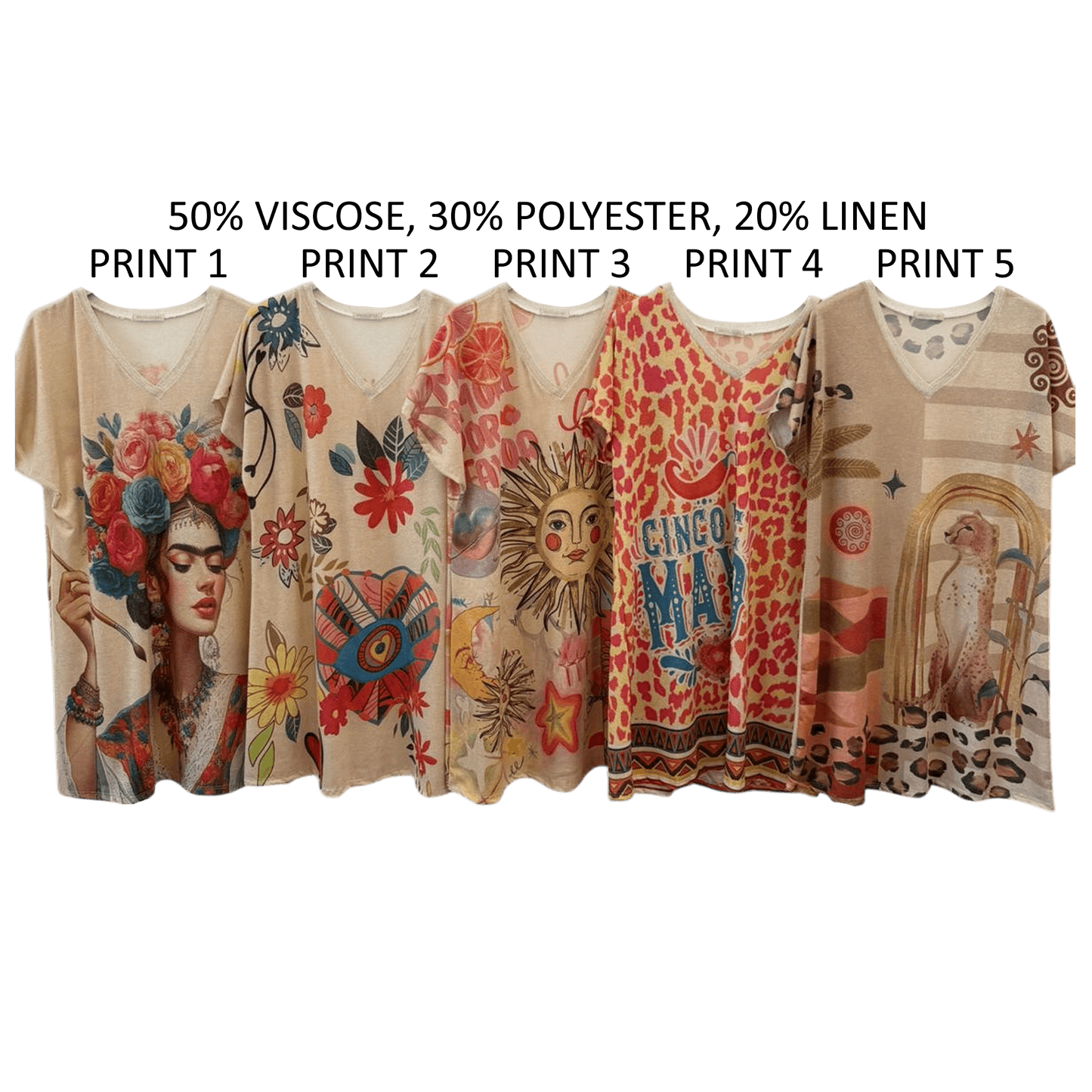 ESTELLE VISCOSE POLY PRINTED SHIRT DRESS