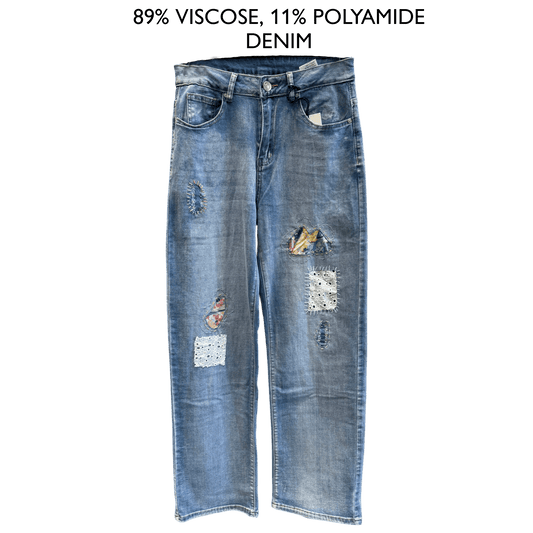 DANNI PATCH EMB JEANS