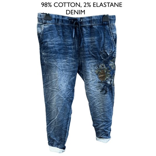 ORELIA EMB JEANS