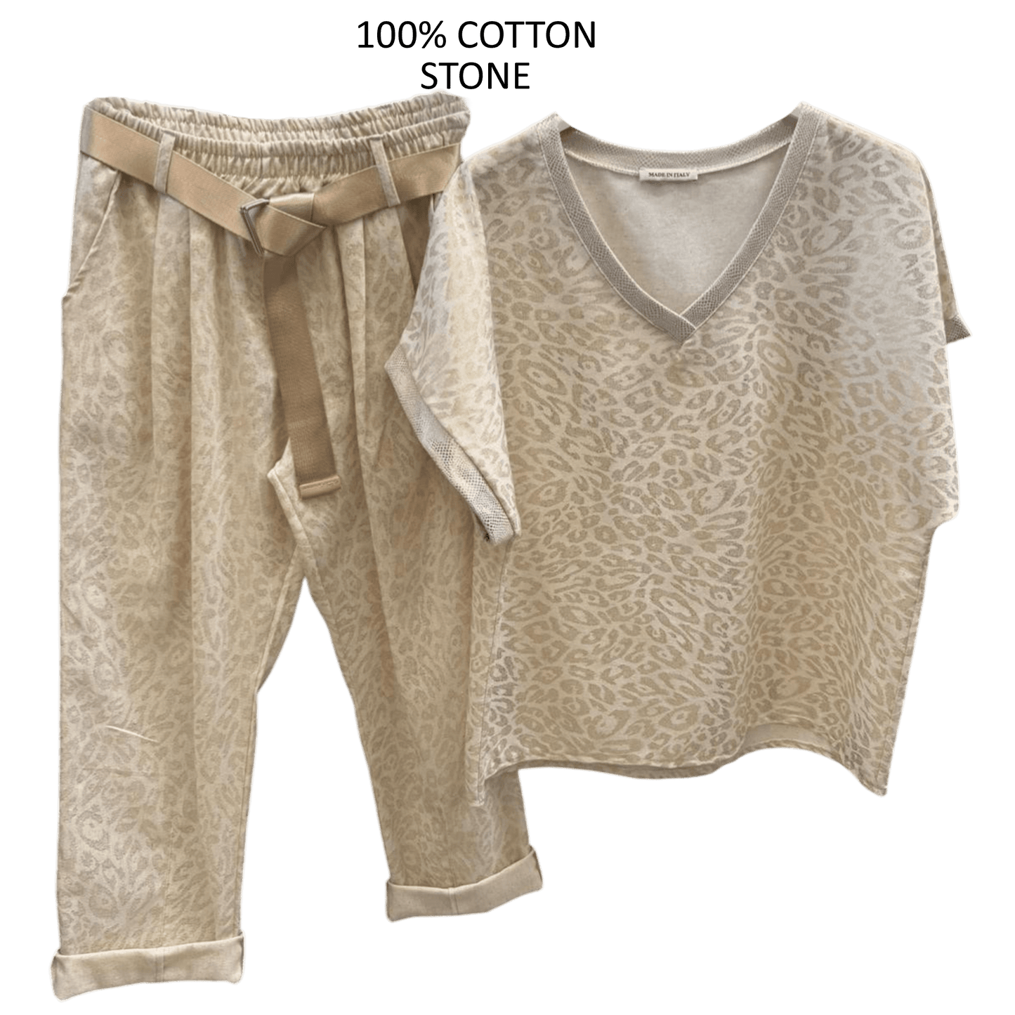 WENDY COTTON ANIMAL PRINT SET