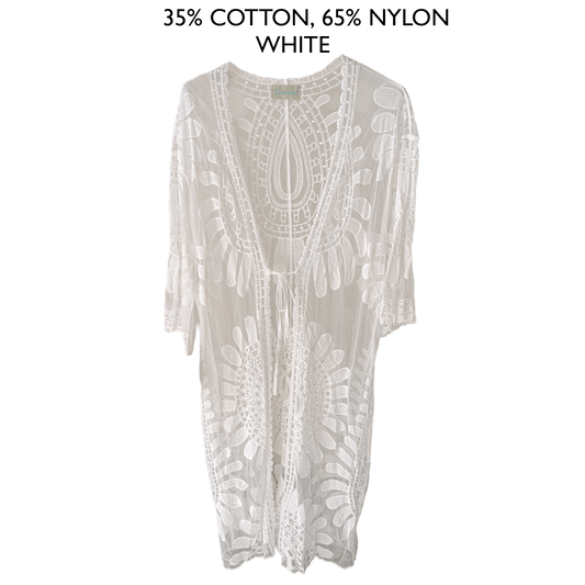 BRINLY LACE COTTON MIX JACKET