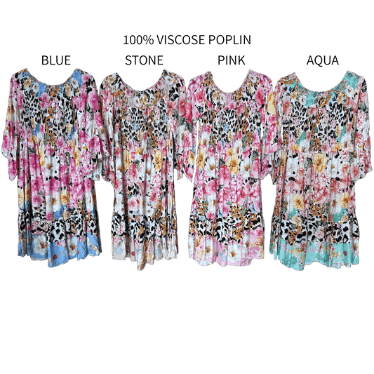 SONNET SOFT VISCOSE PEASANT DRESS