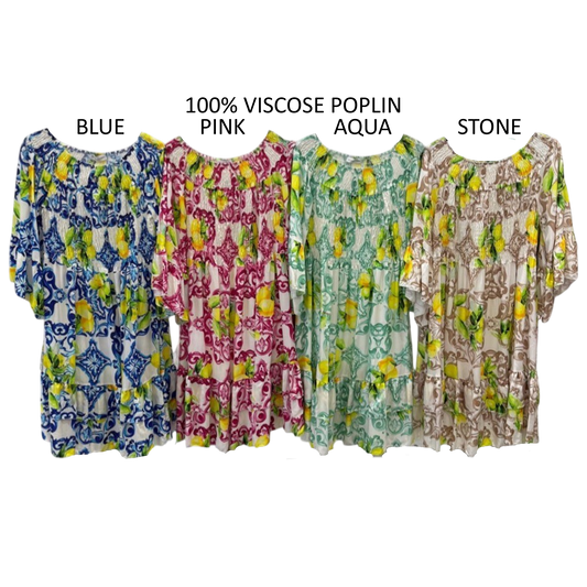 ALLEGRA SOFT VISCOSE PEASANT DRESS