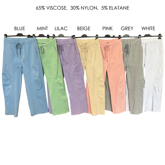 MAEVE VISCOSE ELASTANE PARACHUTE PANTS