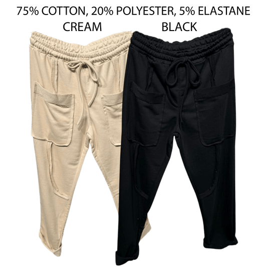 EVERLEIGH COTTON ELASTANE PATCH POCKET PANTS