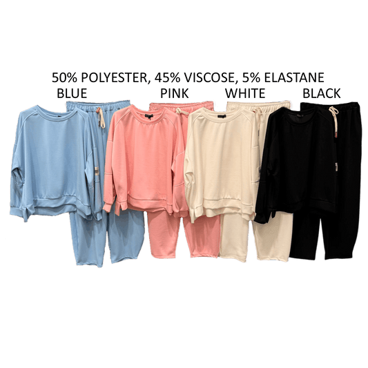 AVIANA SOFT KNIT TRACKSUIT SET