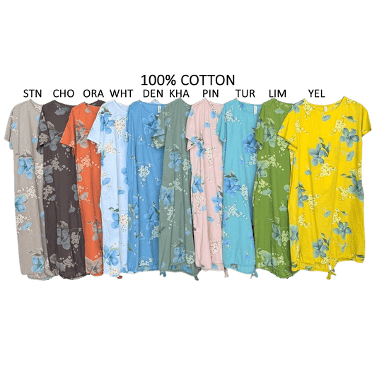 COTTON FLORAL DRESS