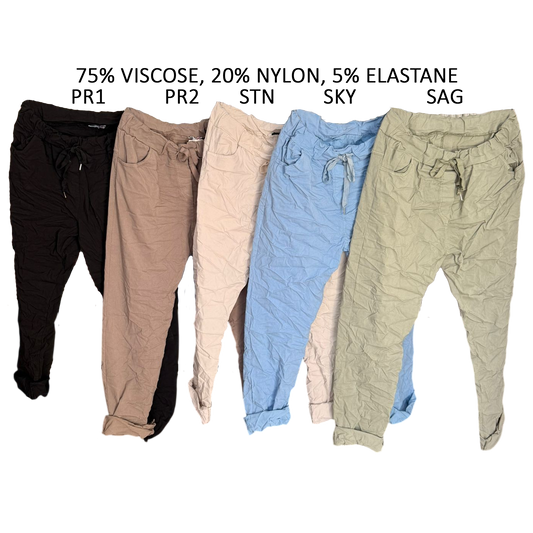 ARMANI COTTON ELASTANE PLUS SIZE PANTS