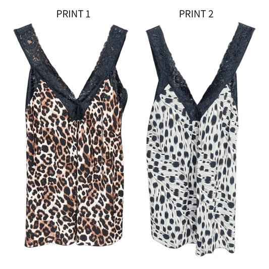 RHIANNA VISCOSE ANIMAL PRINT CAMMIE