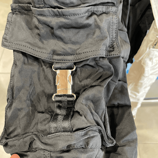 ELLIANA VISCOSE STRETCH CARGO POCKET PANTS
