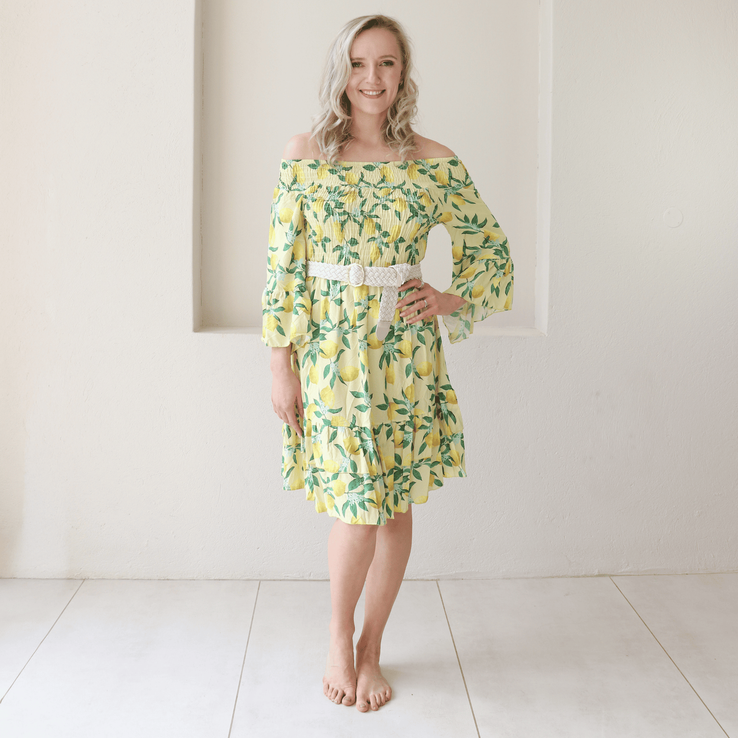 WINSLET SOFT VISCOSE PEASANT DRESS