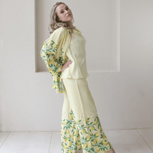 GWYNNE SOFT SATIN VISCOSE PANTS