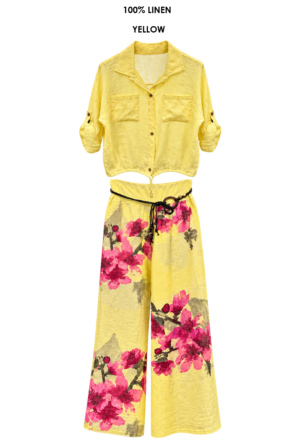 LOIS LINEN PANTS SET