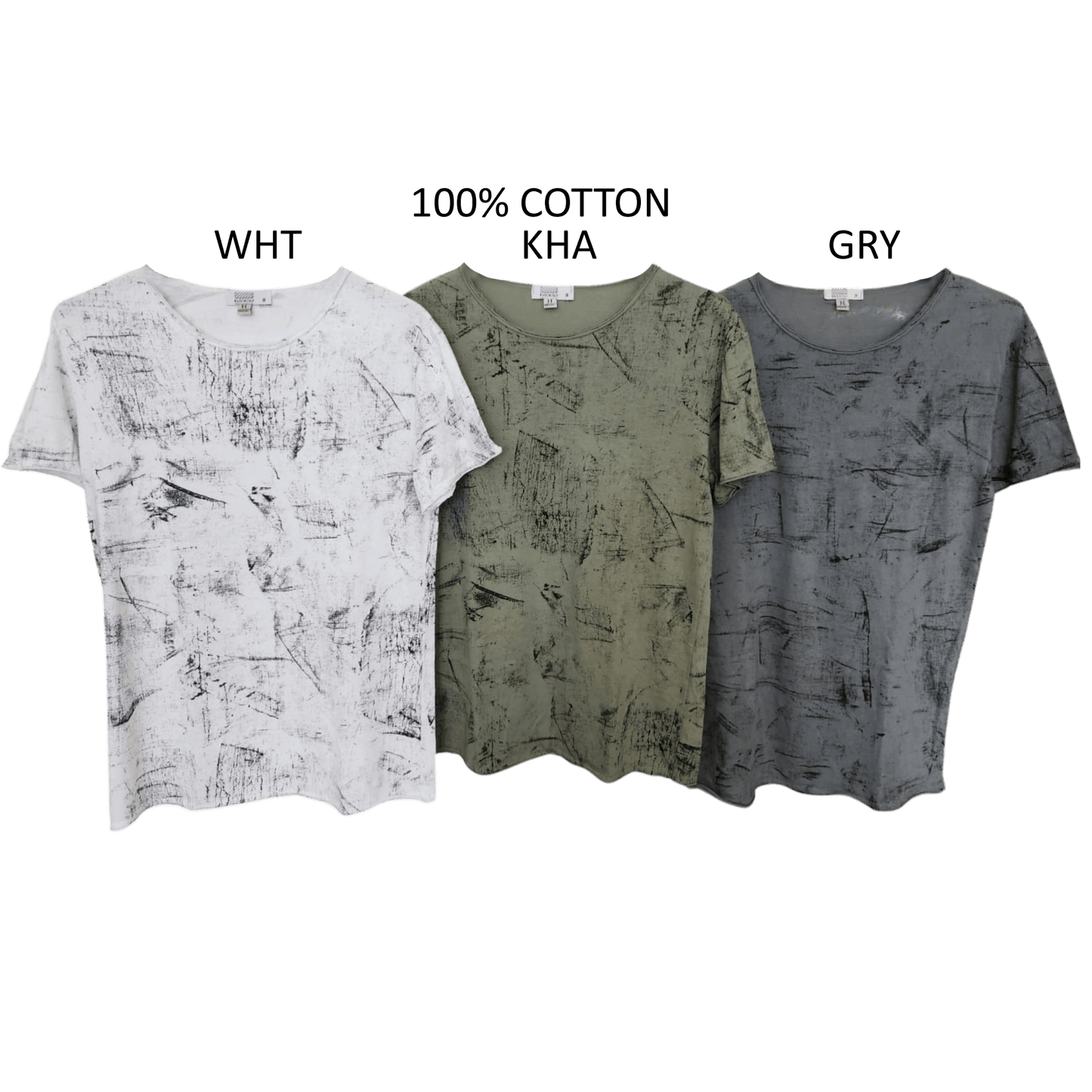 RICCARDO ABSTRACT PRINT T-SHIRT