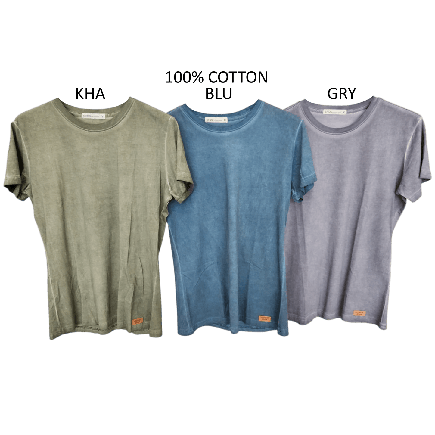 ELIO COTTON PLAIN ROUND NECK T-SHIRTS