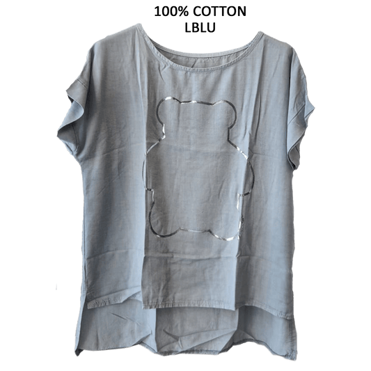 SHORT VISCOSE PANDA TOP