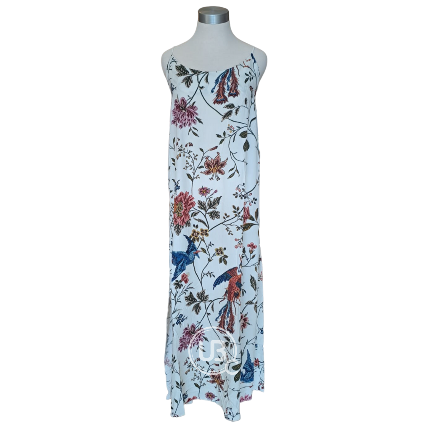 VISCOSE FLORAL CAMI MAXI DRESS