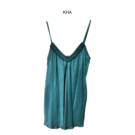 CATERINA SATIN NECK TRIM CAMI