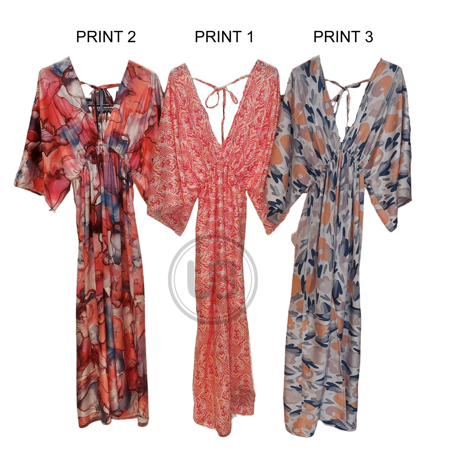 VERITY SATIN KIMONO MAXI DRESS