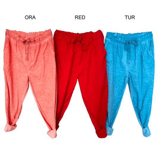 PALOMA LINEN VISCOSE PANTS