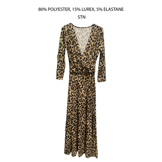 ANTHIA ANIMAL PRINT MAXI DRESS