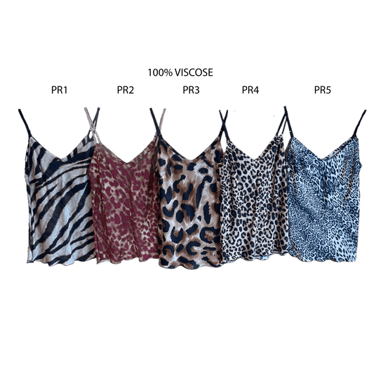 EVELYN VISCOSE ANIMAL PRINT CAMMIE