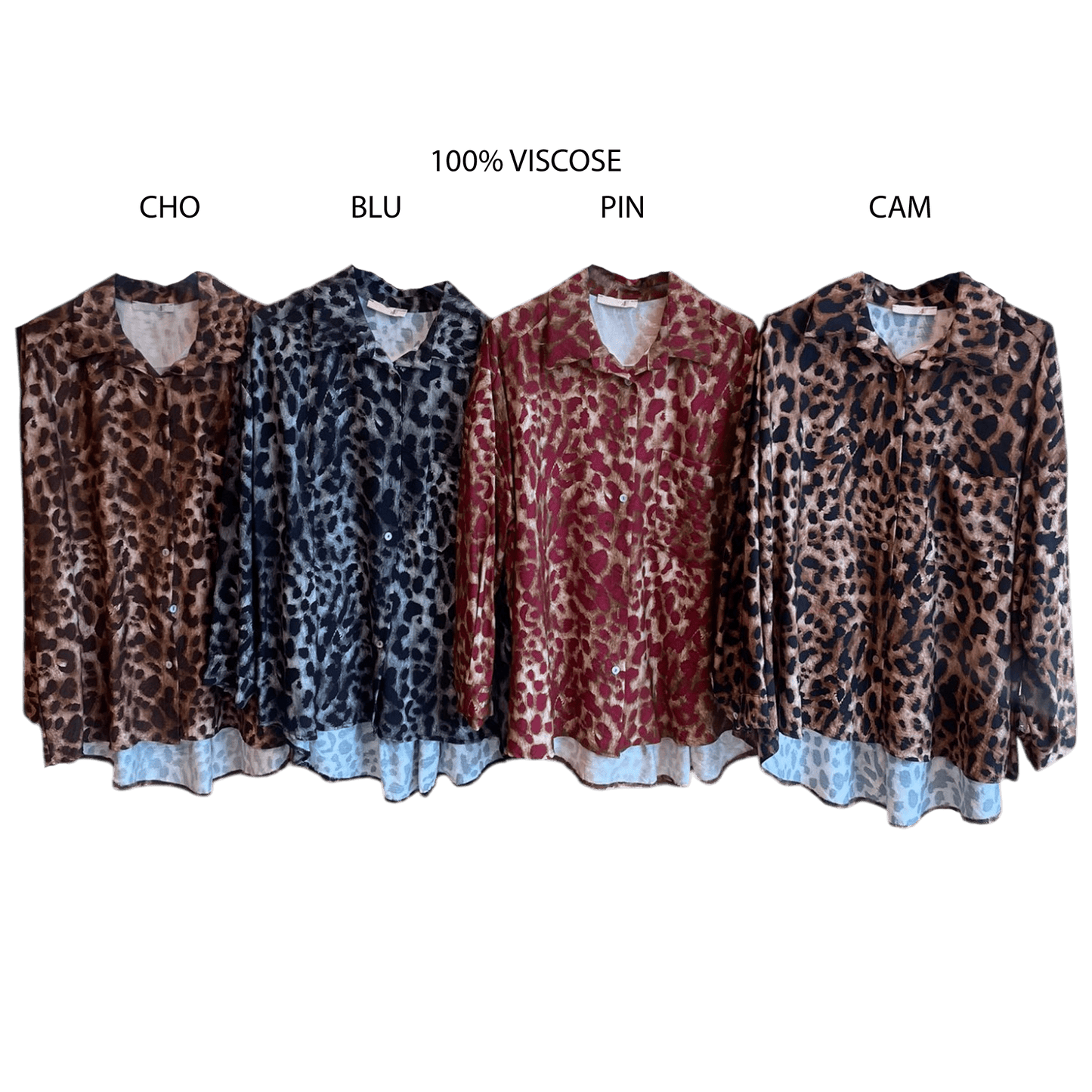 MILA VISCOSE ANIMAL PRINT SHIRT