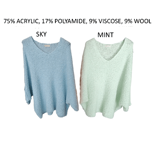 MARIA KNIT V-NECK JERSEY