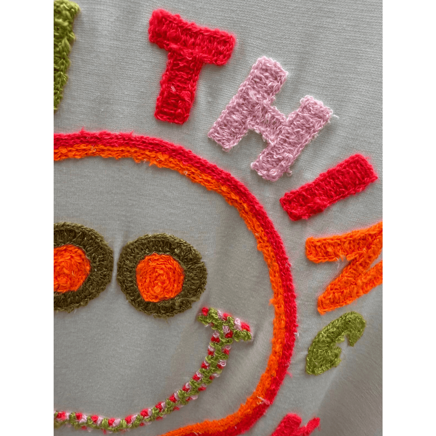 SMILEY COTTON T-SHIRT DRESS