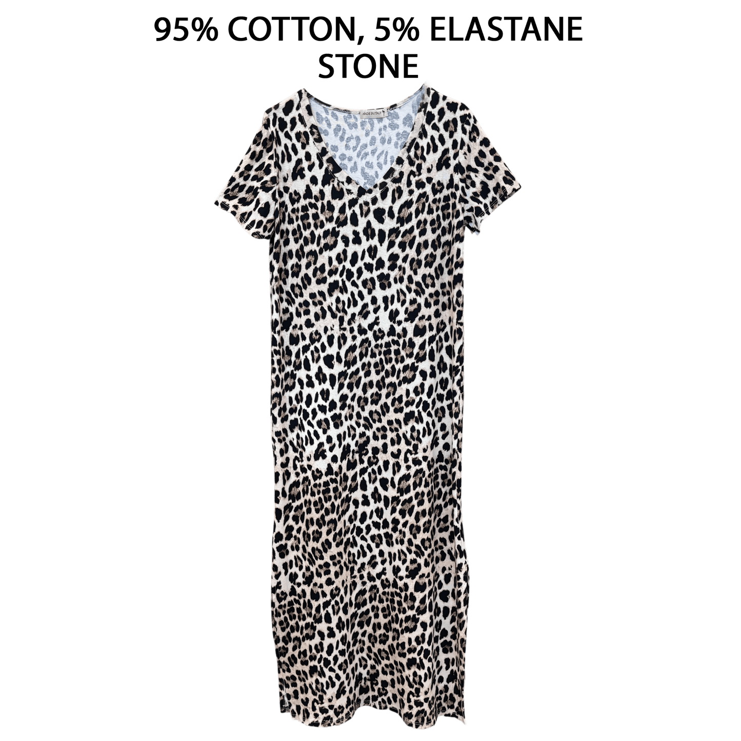 ADRIANNA COTTON ANIMAL PRINT DRESS