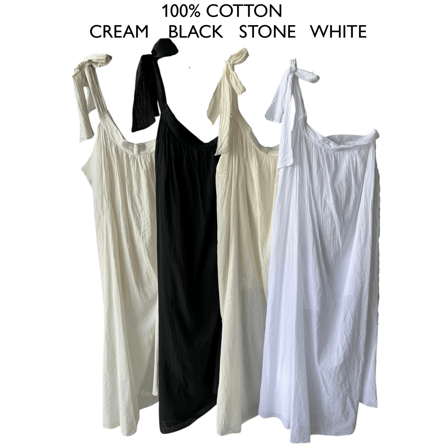 BETTY ONE SHOLDER COTTON DRESS