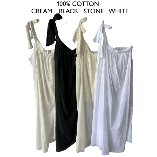 BETTY ONE SHOLDER COTTON DRESS