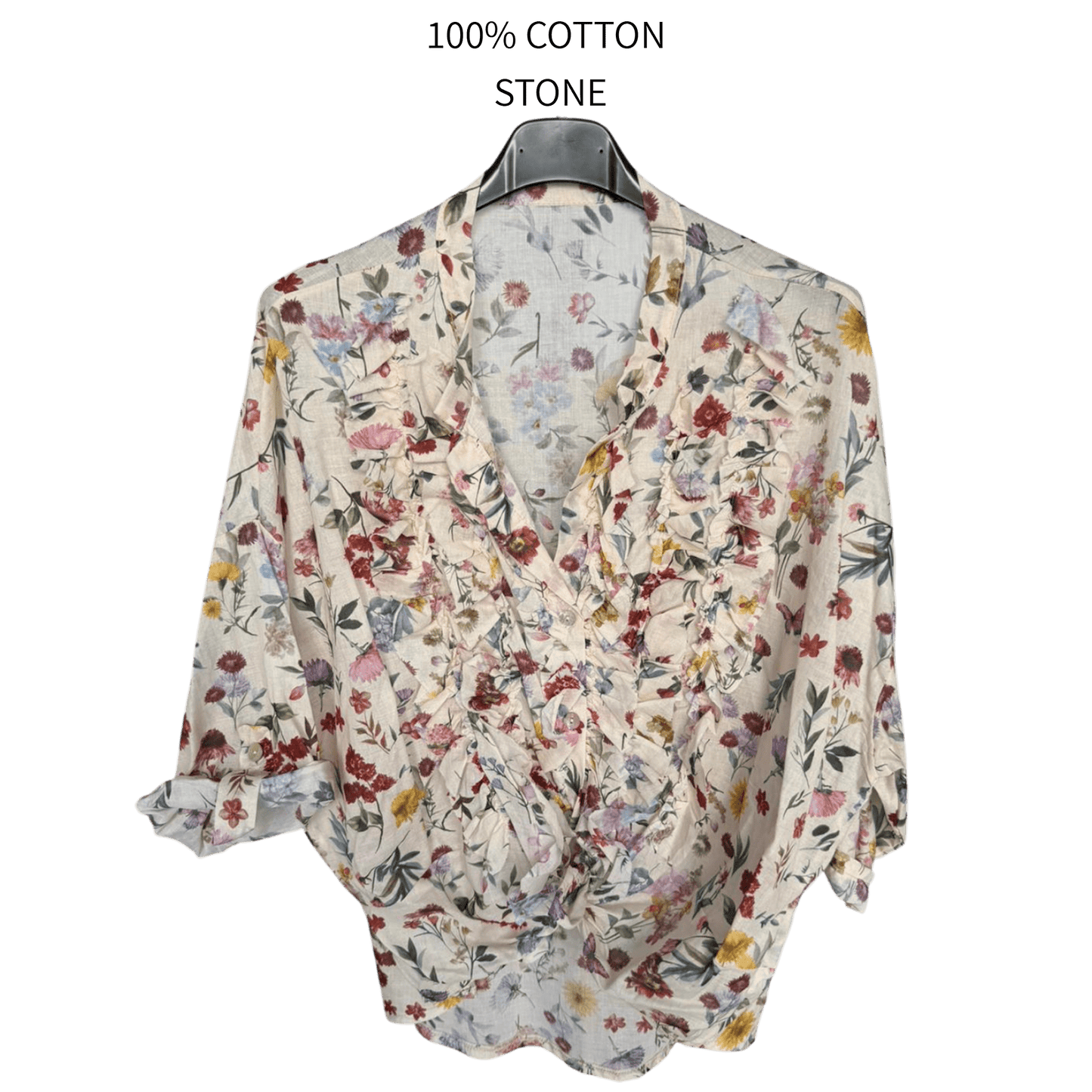 CONNIE FLORAL COTTON TOP