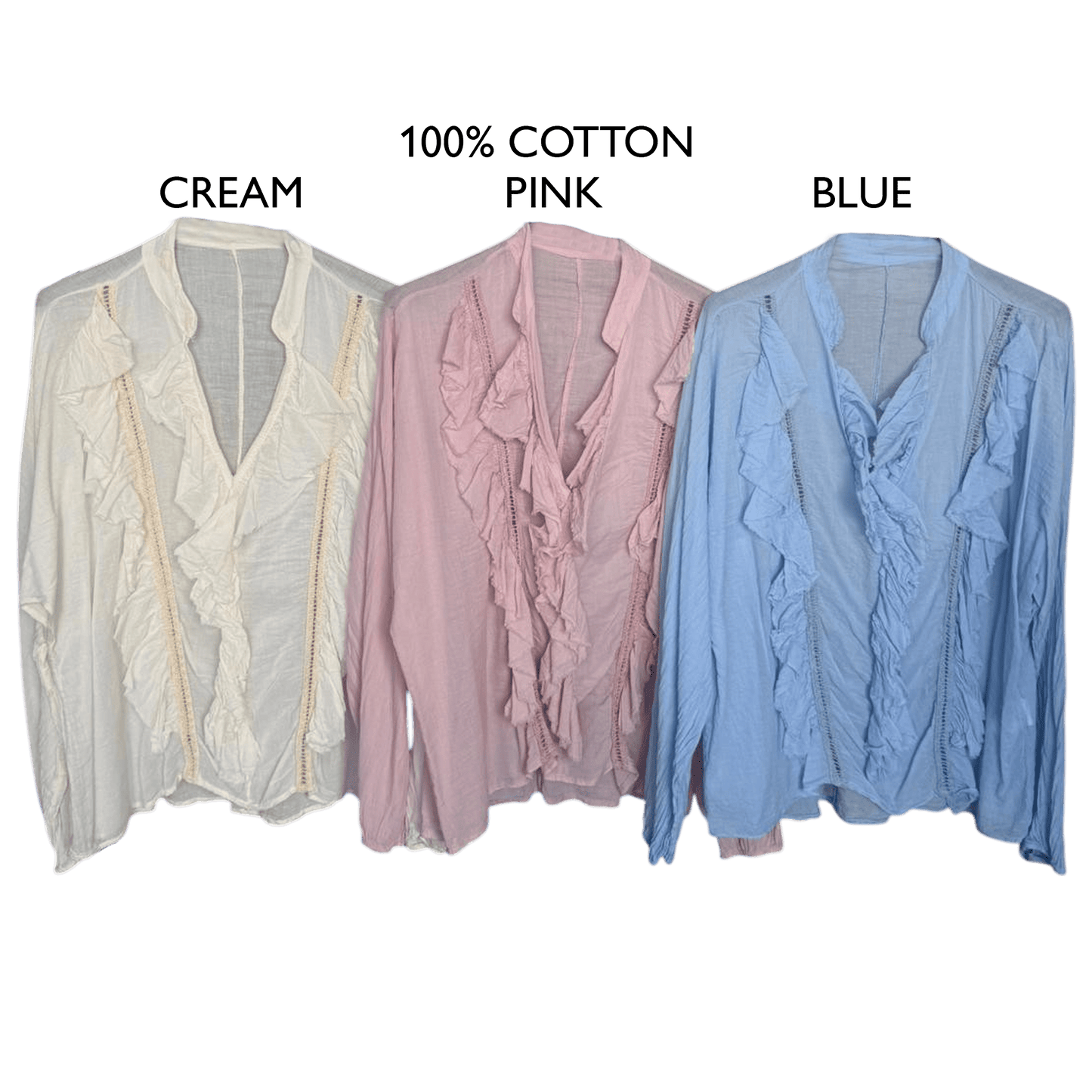 CIELA COTTON FRILL SHIRT