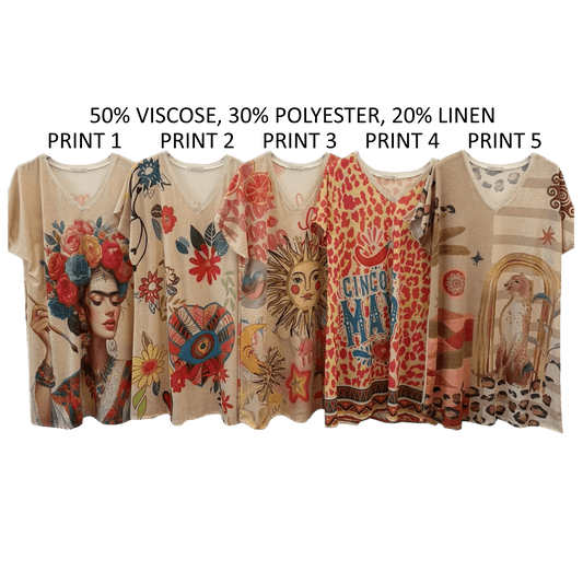 ESTELLE VISCOSE POLY PRINTED SHIRT DRESS