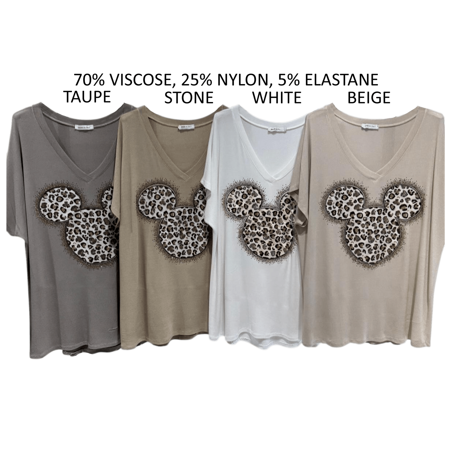 ZOLA VISCOSE SOFT KNIT MICKEY TOP