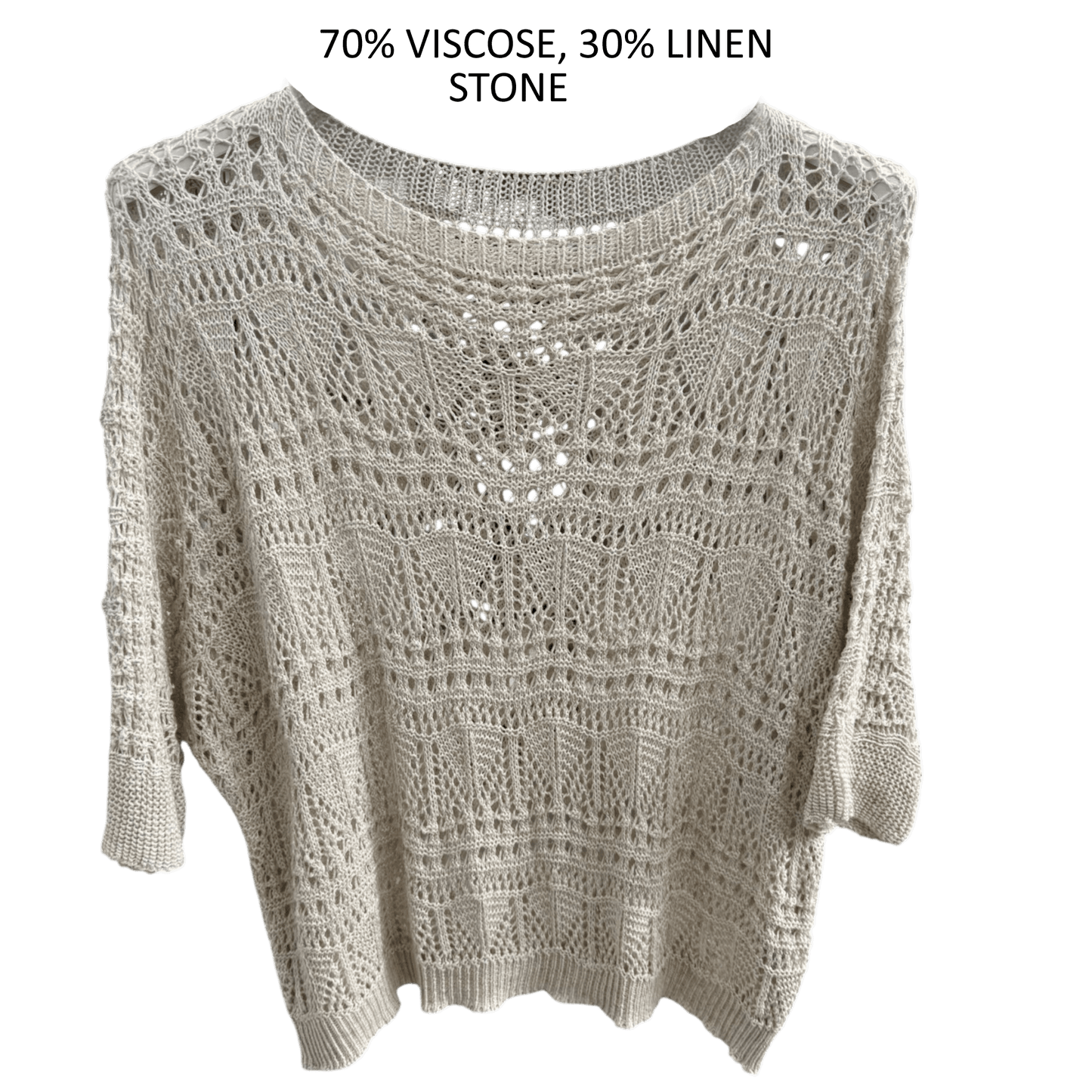 LUZ SOFT KNIT LINEN BLEND TOP