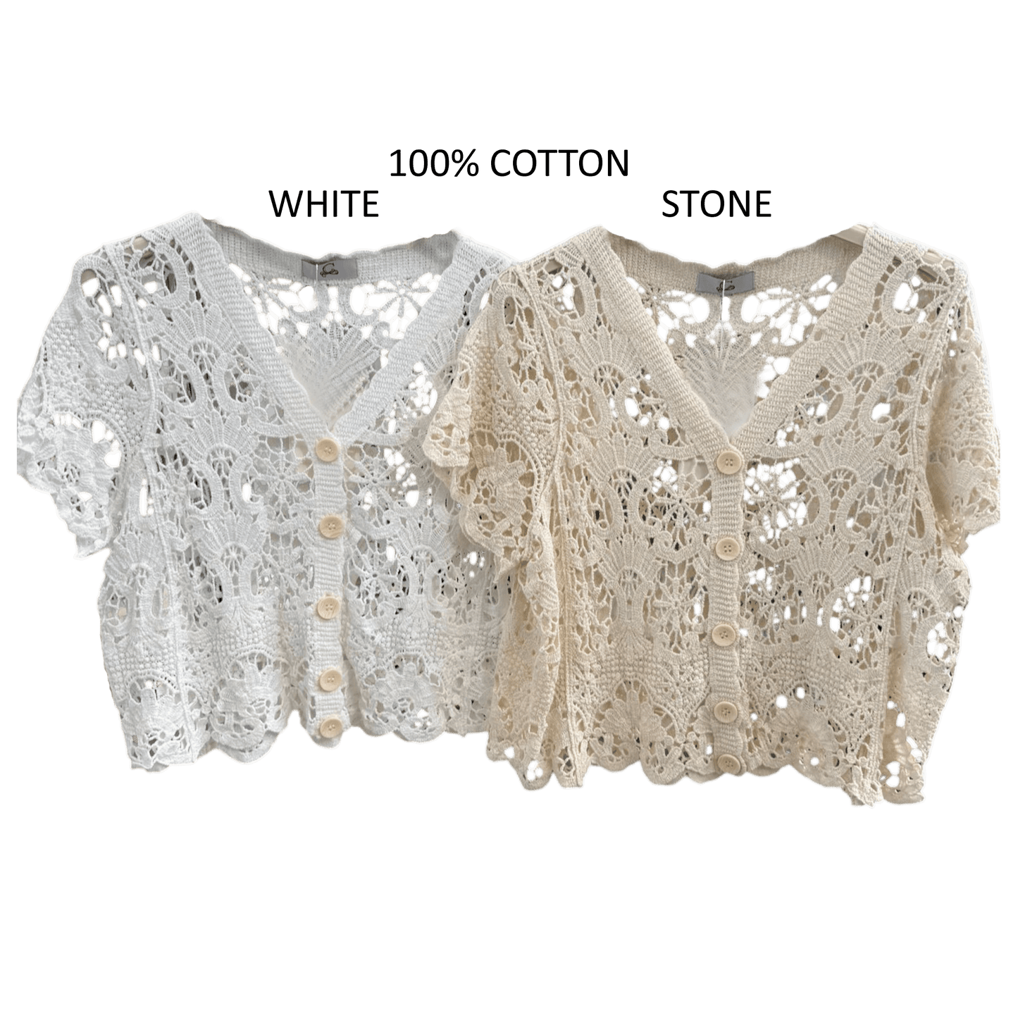 JAYLAH COTTON CROCHET JACKET